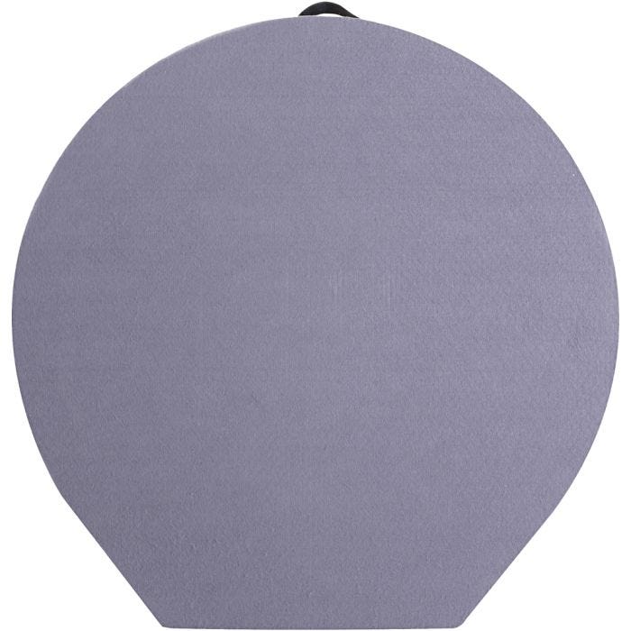Base di flanella, 73 cm, grigio, 1 pz