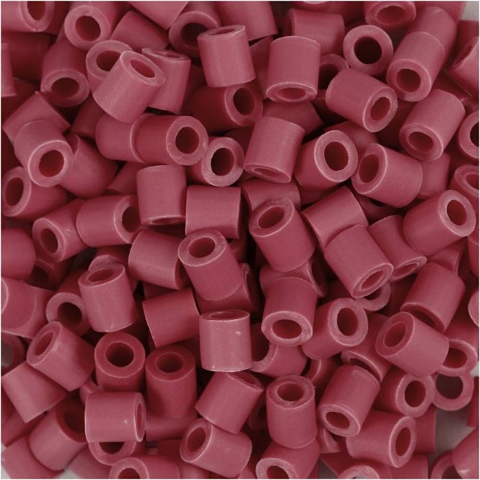 Perline NABBI BioBeads, misura 5x5 mm, misura buco 2.5 mm, medium, rosso, 1000 pz/ 1 conf.