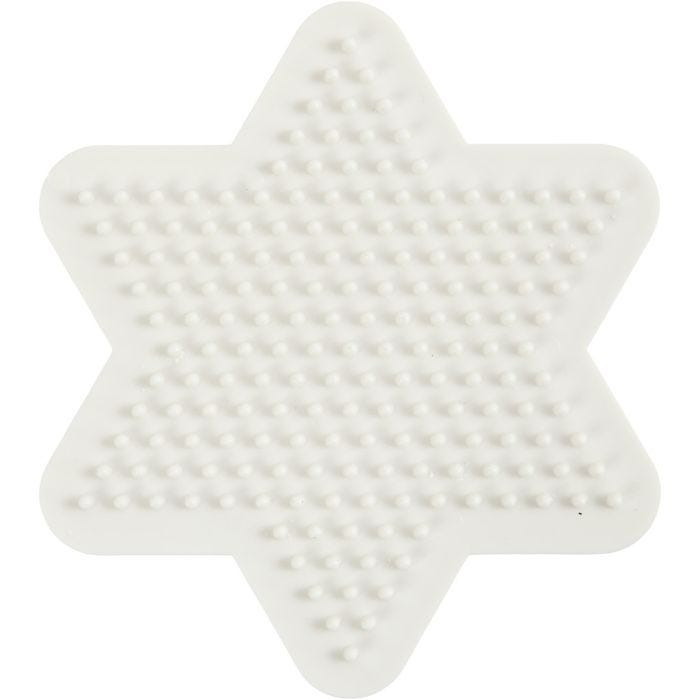 Pannello Forato NABBI BioBeads, stella, 9,8x9,8 cm, medium, 1 pz