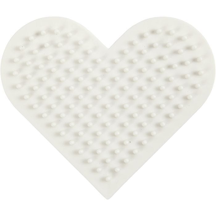 Pannello Forato NABBI BioBeads, Cuore piccolo, 7x8,5 cm, medium, 1 pz