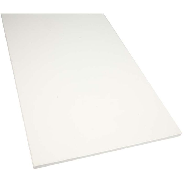 Melaminhylde, P: 40 cm, L: 239,8 cm, spess. 16 mm, bianco, 1 pz
