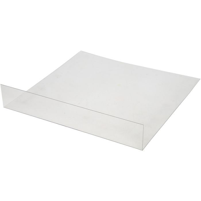Inserto acrilico, 375x380 mm, transparent, 1 pz