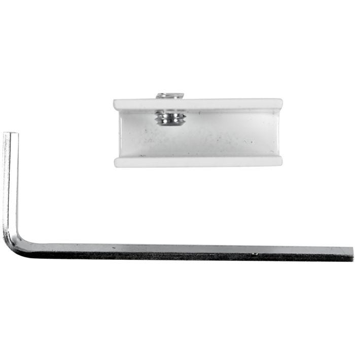 Giuntura, 22 mm, 11 cm, 32 mm, bianco, 1 pz