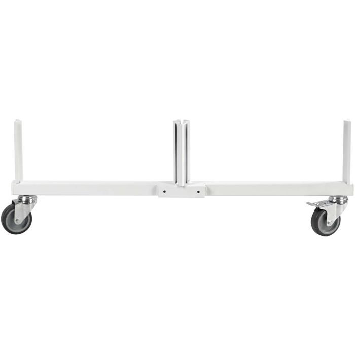Base per espositore, 280 mm, 50 cm, 815 mm, bianco, 1 pz