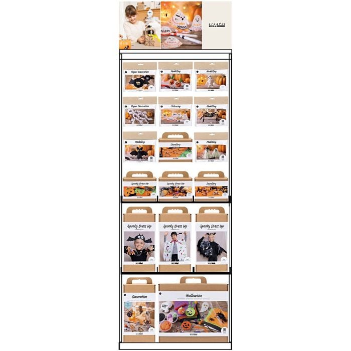 Espositore da pavimento, non assemblato, Halloween, bambini, H: 1580 mm, L: 600 mm, L: 400 mm, 100 pezzo/ 1 pz