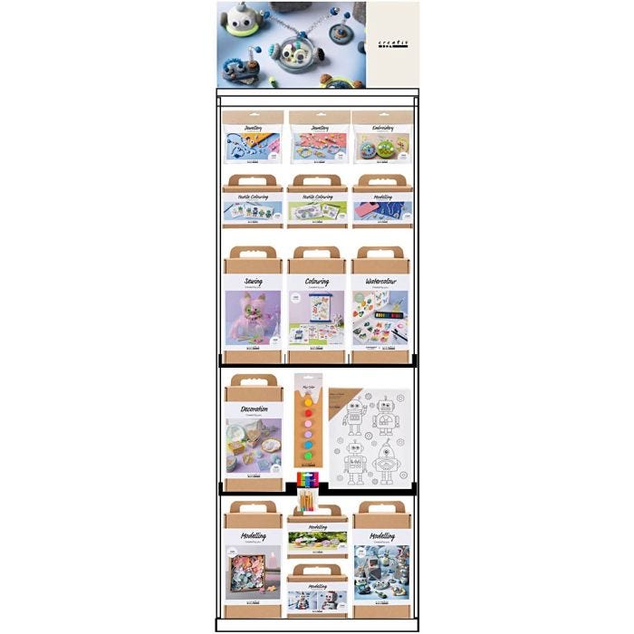 Espositore da pavimento, assemblato, Nuovi arrivi per bambini, 97 pezzo/ 1 pz