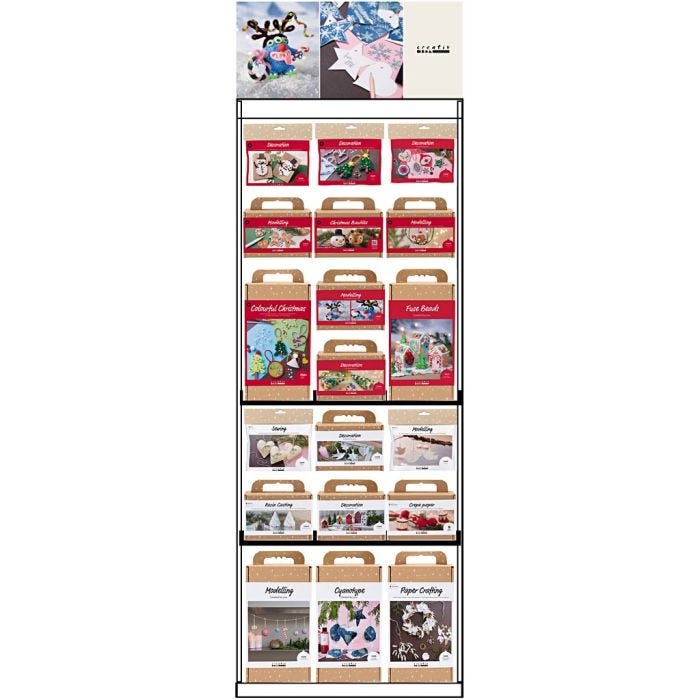 Espositore da pavimento, assemblato, Natale, adulti e bambini, 86 pezzo/ 1 pz