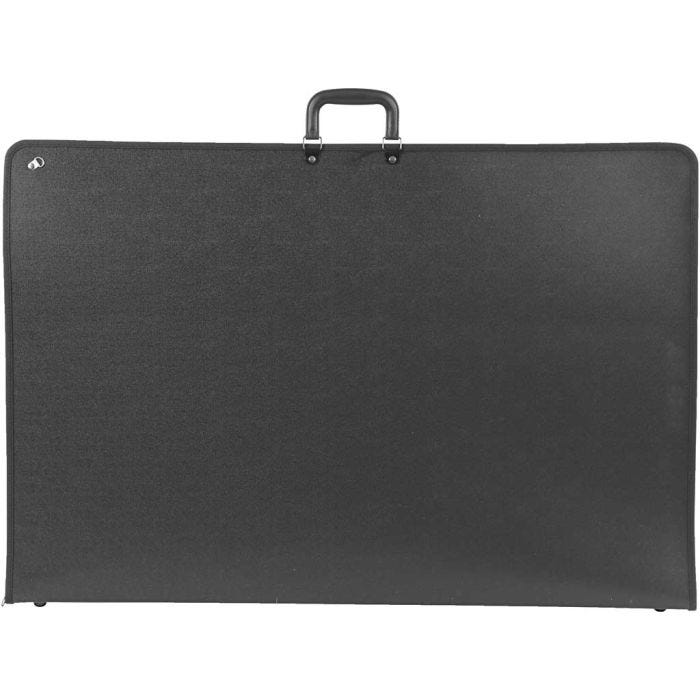 Cartella portfolio, A1, misura 92x62 cm, nero, 1 pz