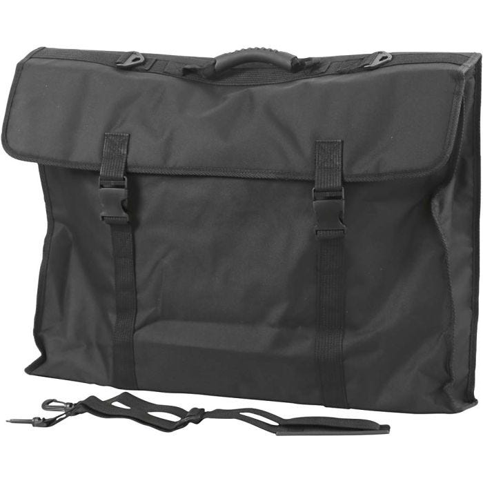 Cartella Rochester Nylon, A2, foglio 420x600 mm, misura 67x49 cm, nero, 1 pz