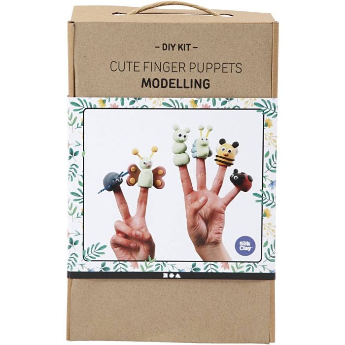 Simpatici pupazzetti da dita, 1 set