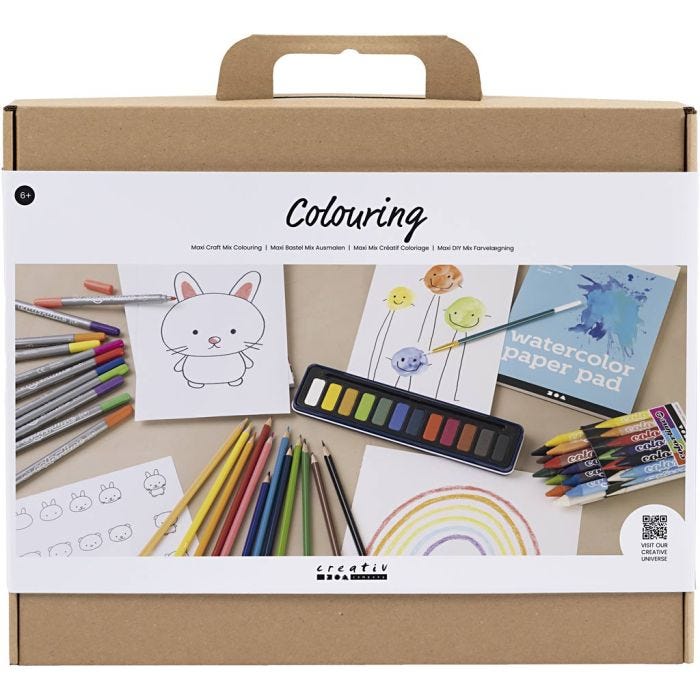 Kit Fai da te Misto Maxi Colori, Disegno, 1 conf.