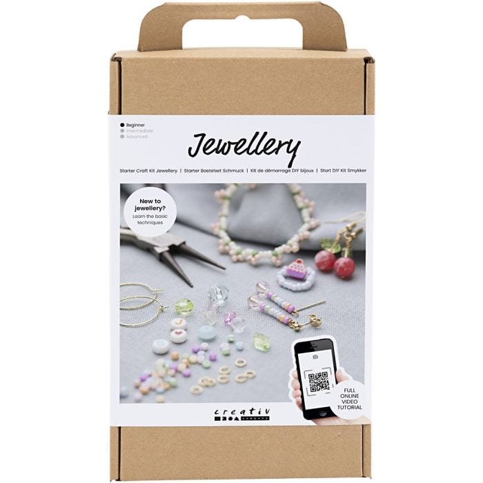 Kit Fai da te Principiante Gioielli Colori Vivaci, 1 conf.