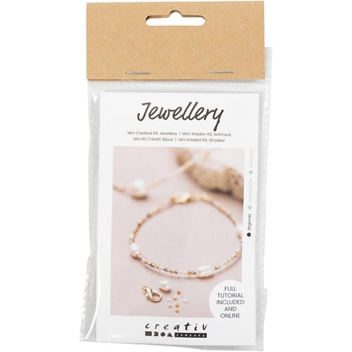 Kit Fai da te Mini Gioielli, Bracciale e collana con chiusura, 1 conf.