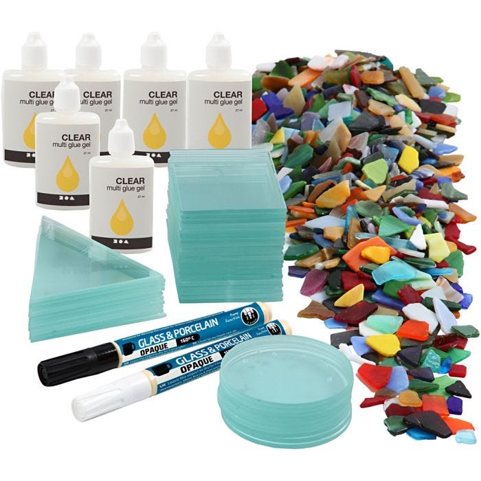 Mosaici ornamentali, 40 pz, 1 set
