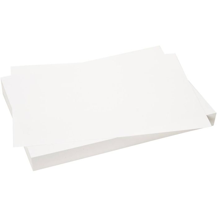 Cartoncino Colorato, A4, foglio 210x297 mm, 180 g, bianco, 2x100 fgl./ 1 conf.