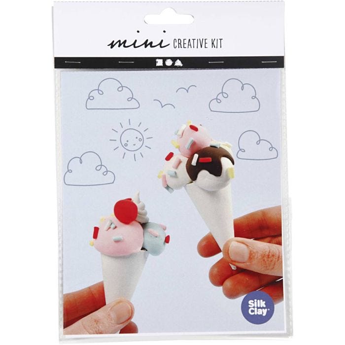 Kit Fai da te Mini, coni di cartoncino, 1 conf.