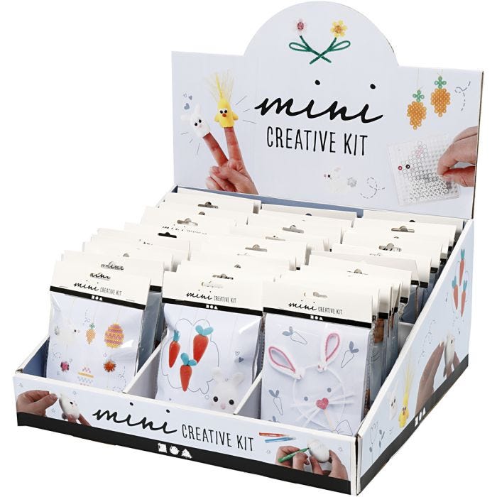 Kit Fai da te Mini, H: 539 mm, P: 410 mm, L: 460 mm, 54 set/ 1 conf.