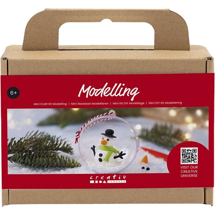 Kit Fai da te Mini Modellazione, Albero di Natale, 1 conf.