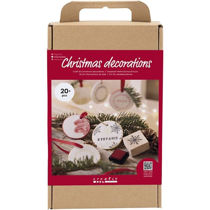 Kit Fai da te Decorazioni natalizie, Argilla autoindurente, 1 conf.