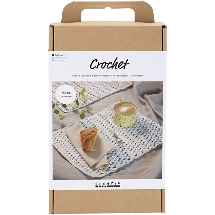 Kit Fai da te Uncinetto, Tovaglietta, 1 conf.