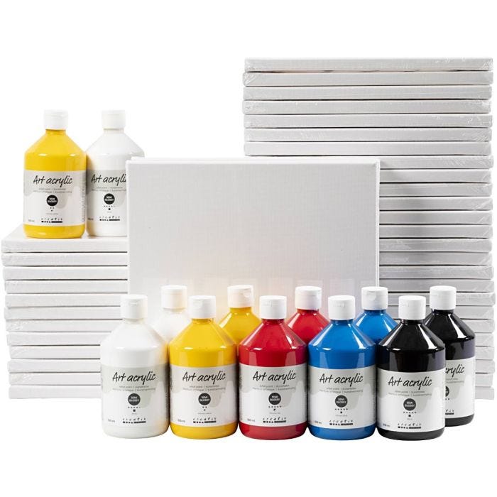Art School, semi-lucido, colore primario, 1 set