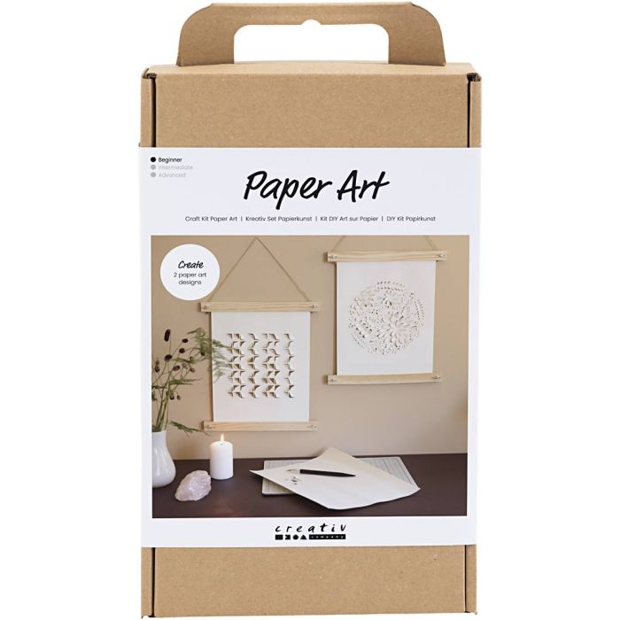 Kit Fai da te Carta Creativa, Carta da appendere, bianco sporco, 1 conf.