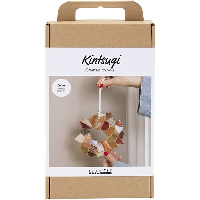 Kit Fai da te Kintsugi, Decorazioni da appendere, colori asst., 1 conf.