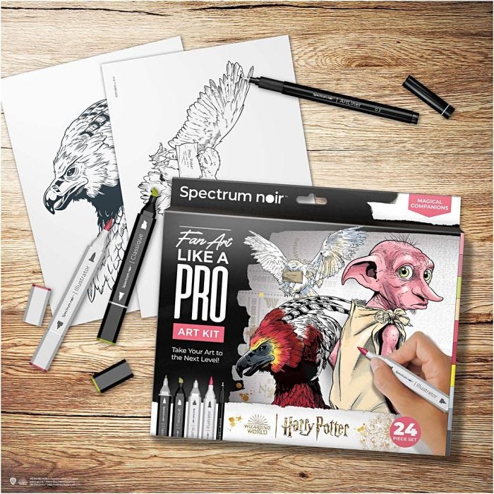 Kit Fai da te Illustrazione, Harry Potter: Compagni magici , colori asst., 1 conf.