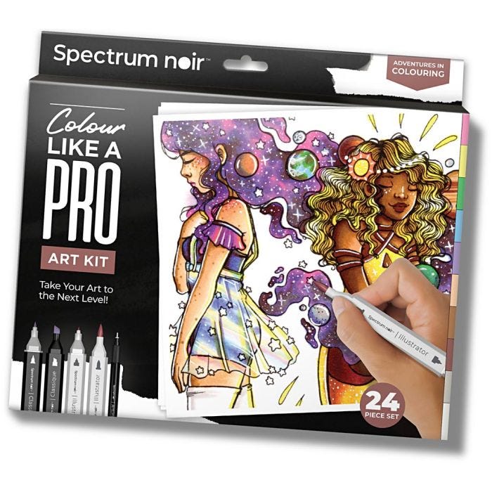 Kit Fai da te Illustrazione, Colorazione avventurosa, colori asst., 1 conf.