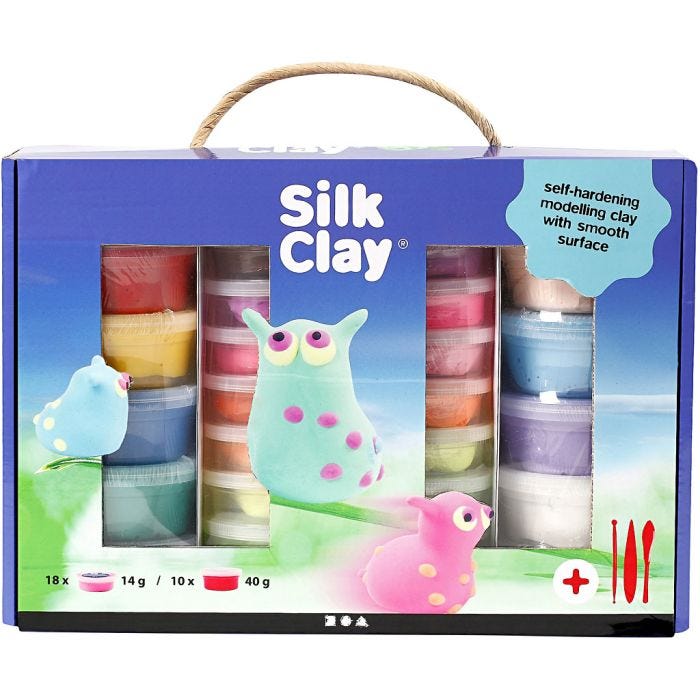 Set Silk Clay®, colori asst., 1 set