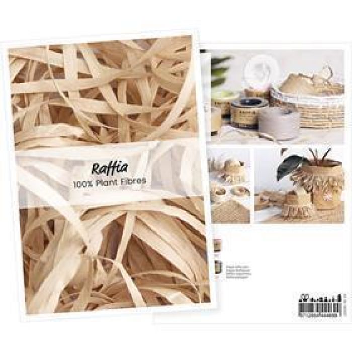 Cartolina del prodotto, Filo di rafia di carta, A5, foglio 14,8x21 cm, 1 pz