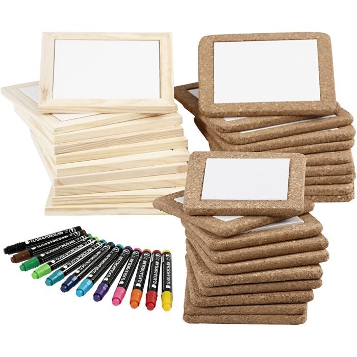 Pittura sottopentole, colori standard, colore aggiuntivo, 30 pz, 1 set
