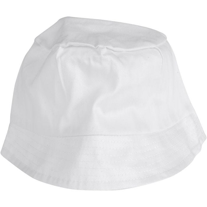 Cappello a secchio, misura 58 cm, bianco, 12 pz/ 1 conf.