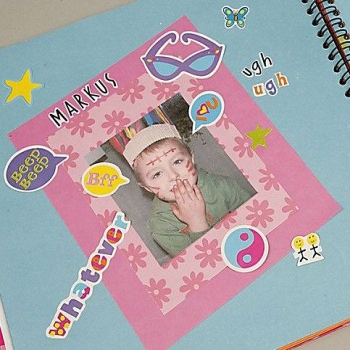 Scrapbook Album - Turquoise