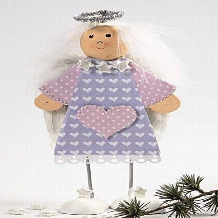 A Wooden Angel with a Dress