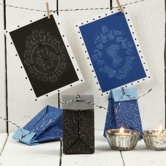 Embossed Greeting Cards with an rustic Look