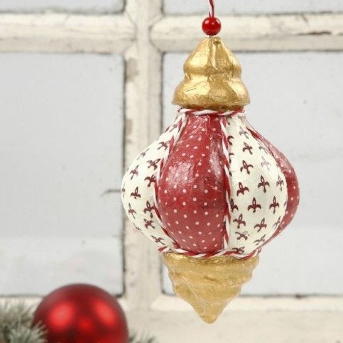 A Hanging Decoration with Decoupage