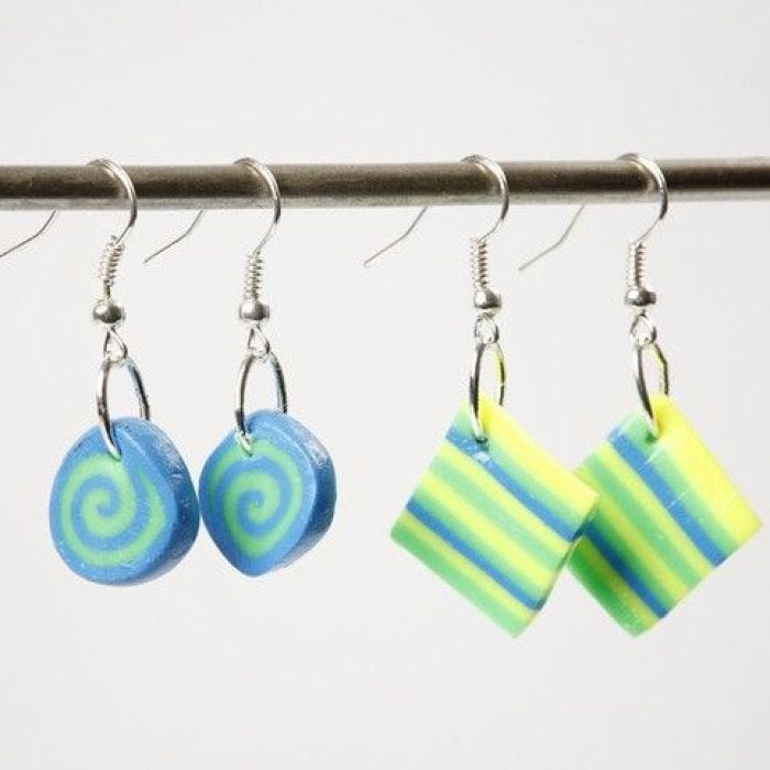 Neon-Coloured Jewellery made from Pardo Jewellery Clay