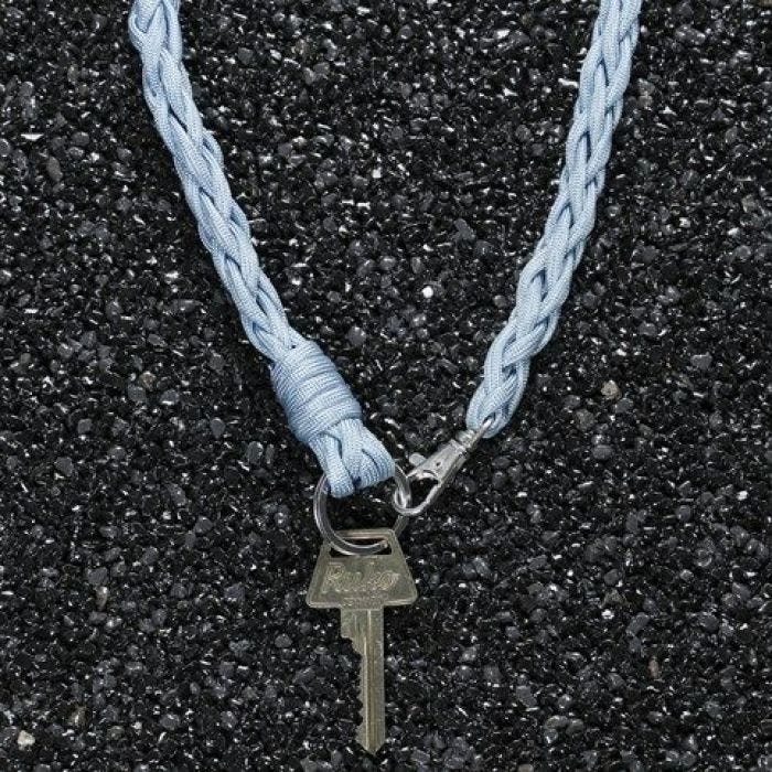 A plaited Key Strap from Macramé Cord