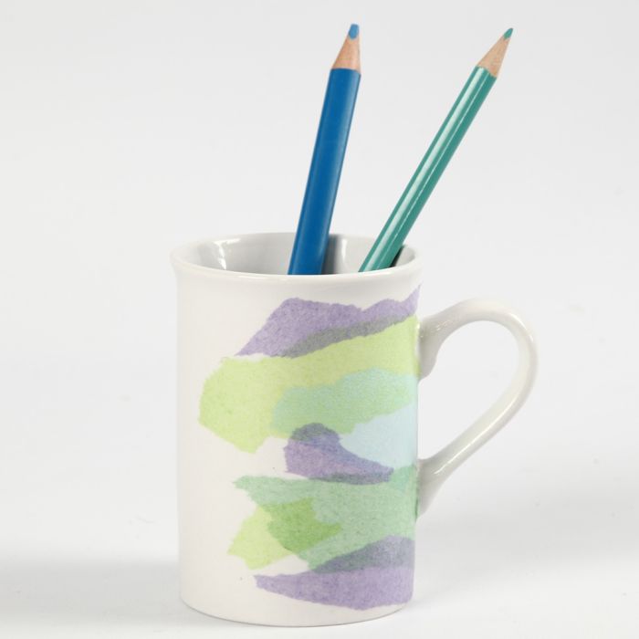 Decoupage su porcellana