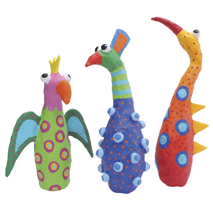 Fantasiosi uccelli bottiglia 