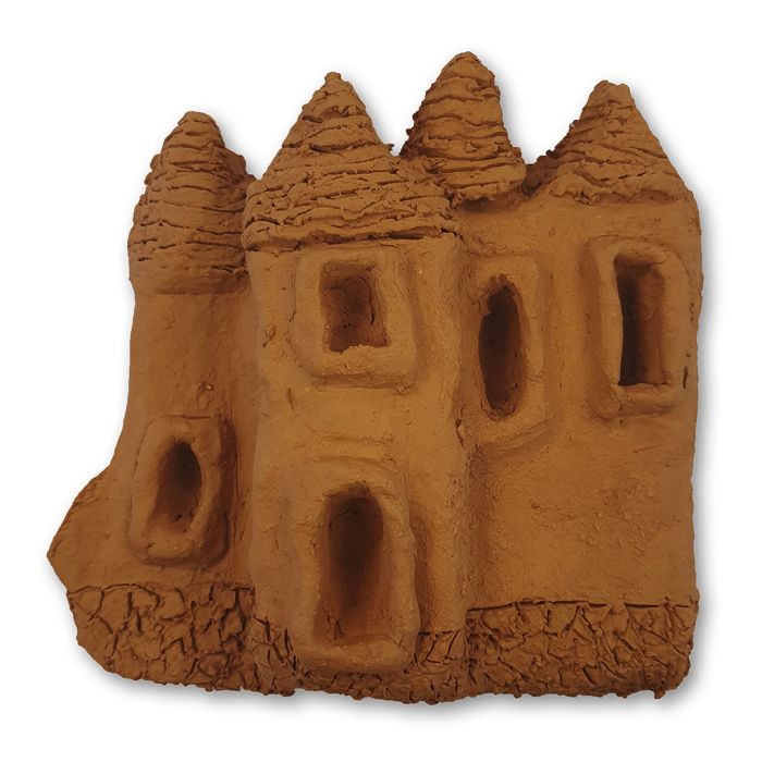 Decorazioni da appendere all'argilla di terra rossa