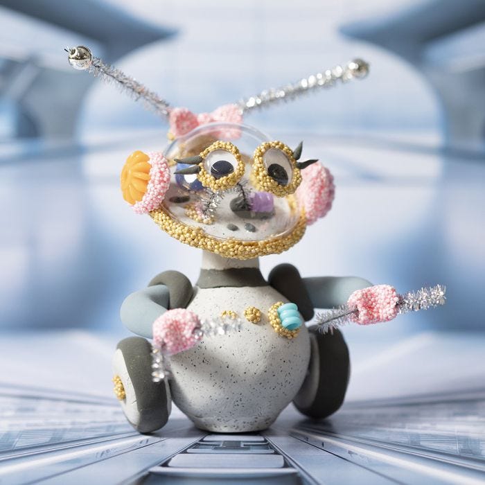 Robot ragazza