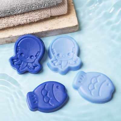 Sapone a forma di pesce e polpo