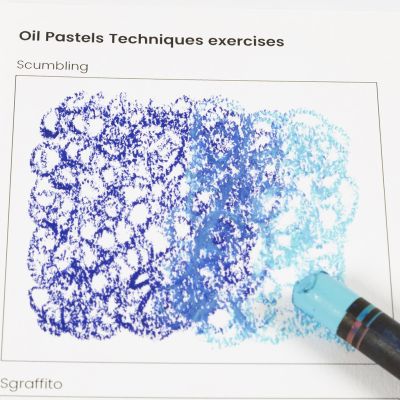 Come usare la tecnica di scumbling con i pastelli a olio