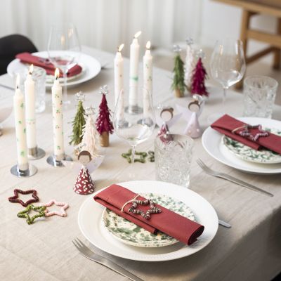 Decorazioni natalizie per la tavola fai da te