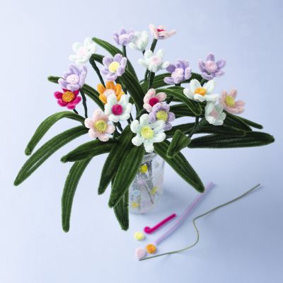 Fiori con scovolini facili