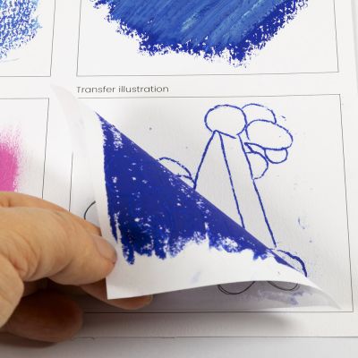 Come trasferire un disegno in pastello a olio