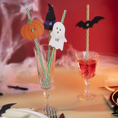 Decorazioni cannucce Halloween