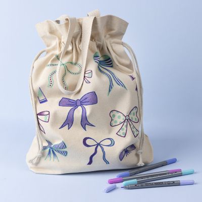 Borsa con fiocchi nel pennarello